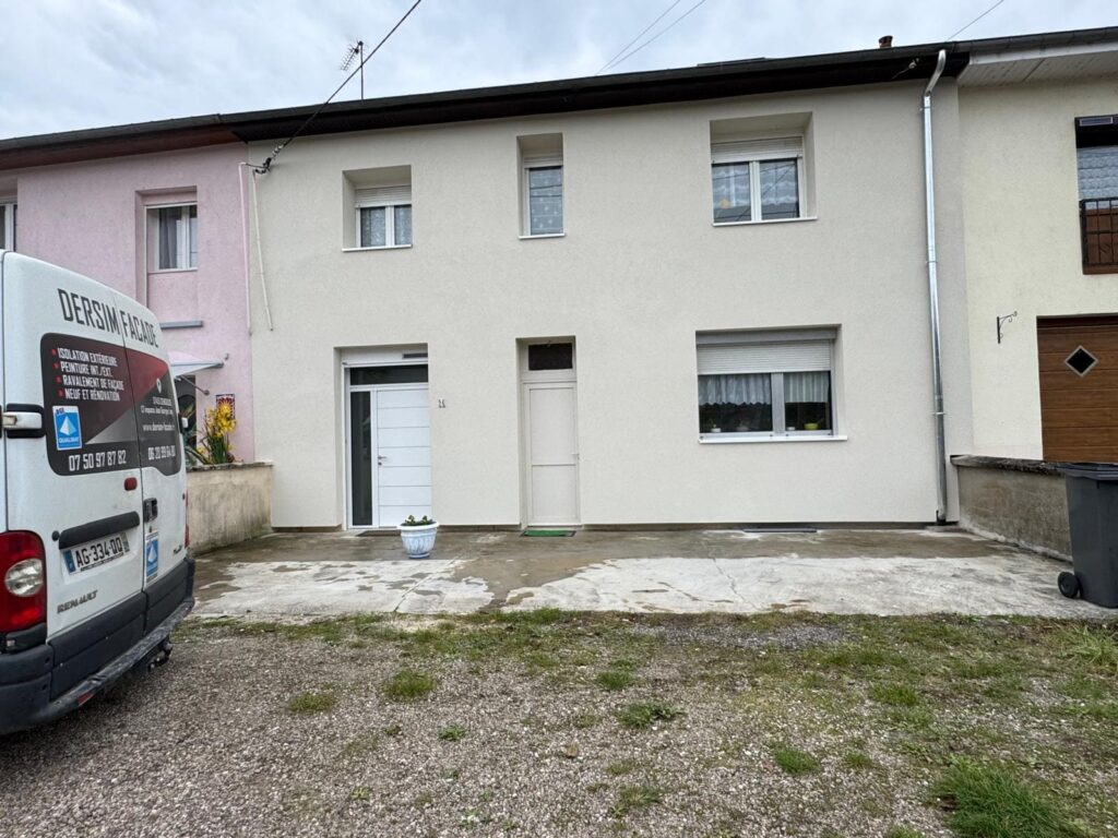 Isolation du chantier Pulligny 54 terminé